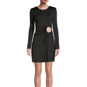 Danielle Bernstein WeWoreWhat Ruched O-ring Dress NWT size XS